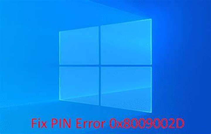 0x8009002d error code in Windows 10