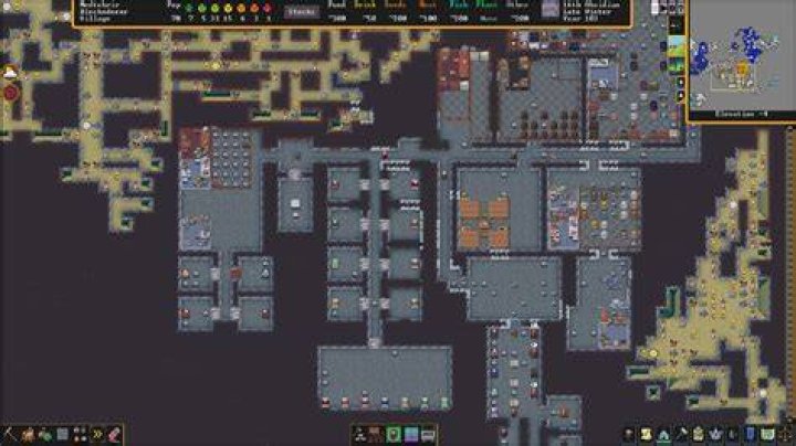 (3-2c) Dwarf Fortress 0.44.12 World Gen 257x257, 550 Yr
