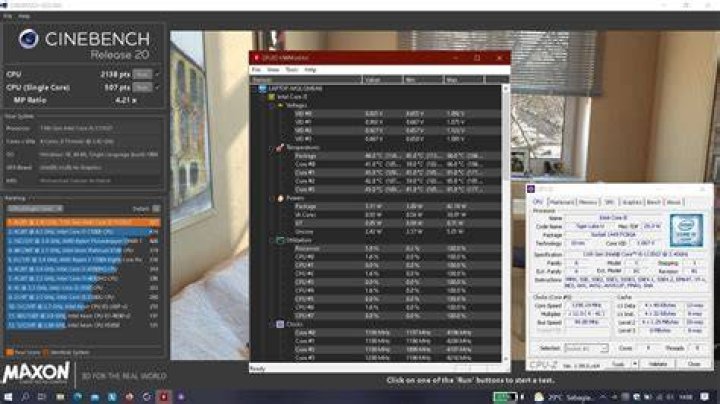 (4-6a) CineBench R20 Single Thread (DDR5 vs DDR4)