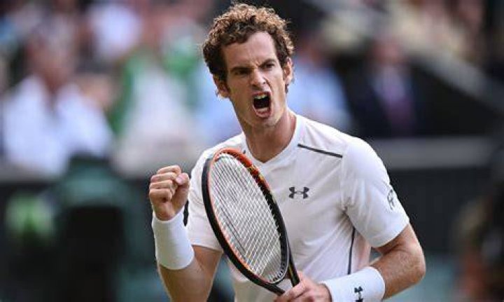 Andy Murray celebrates