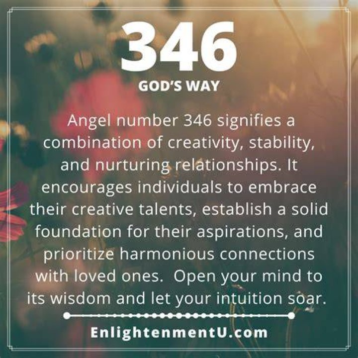 Angel Number 346