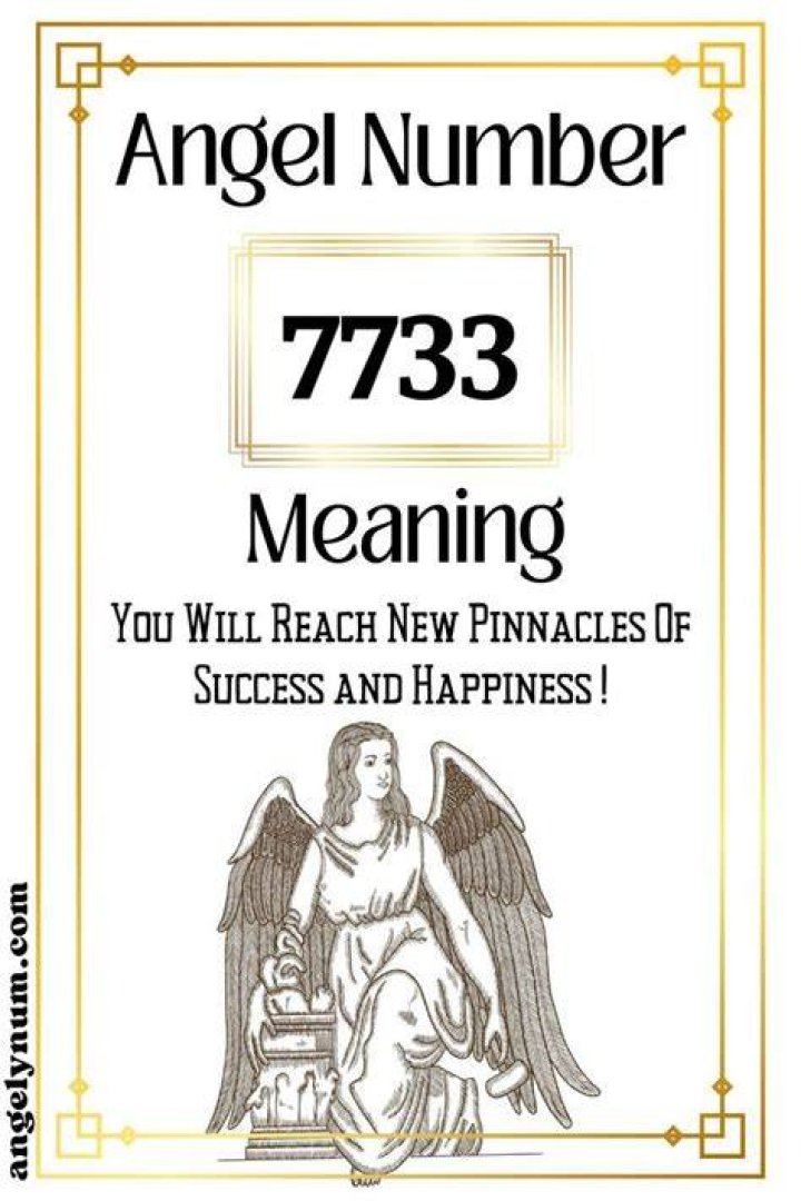 angel number 7733