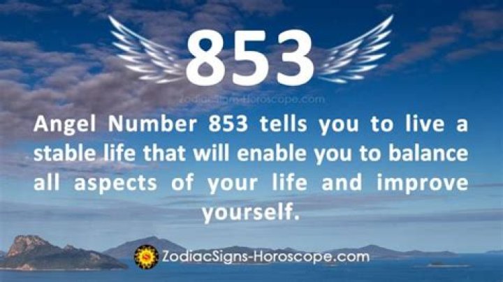angel number 853