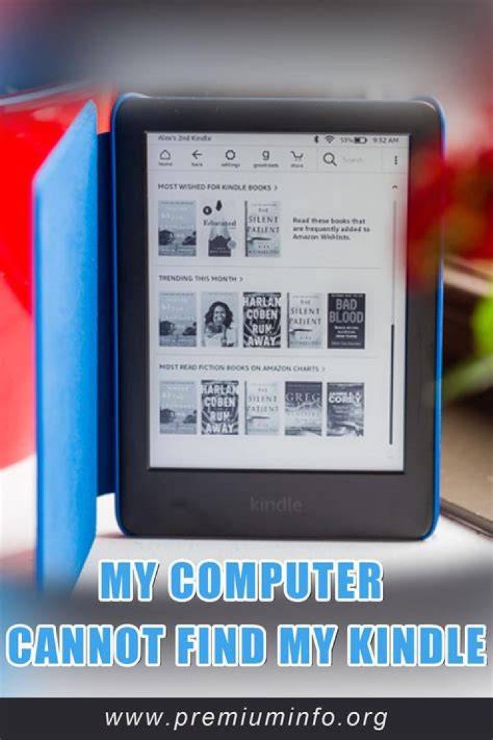 computer cannot find Kindle