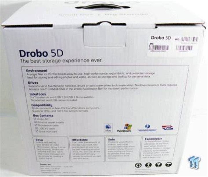 Drobo 5D with BeyondRAID - Protected Direct-Attached Storage Made Simple