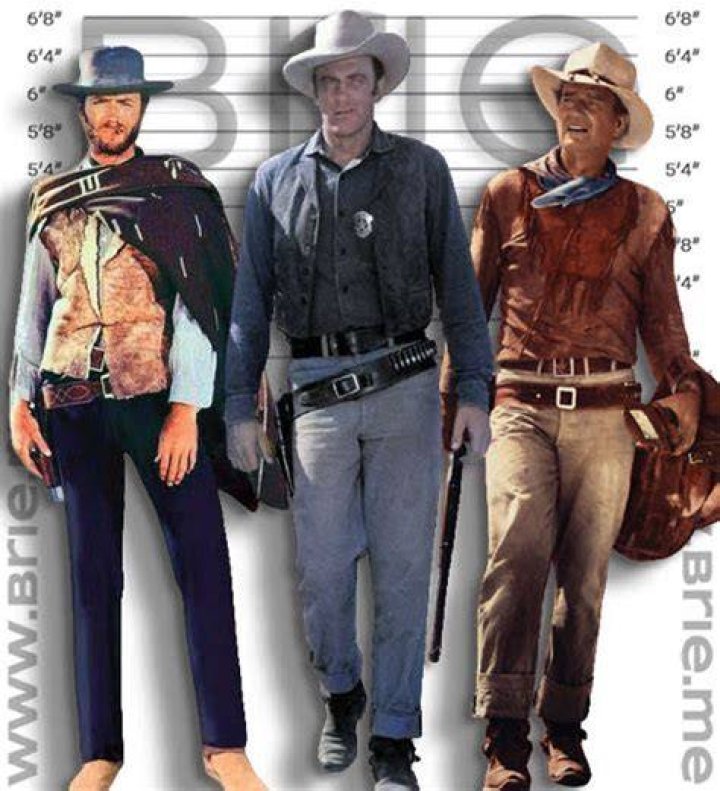 john wayne height john wayne height