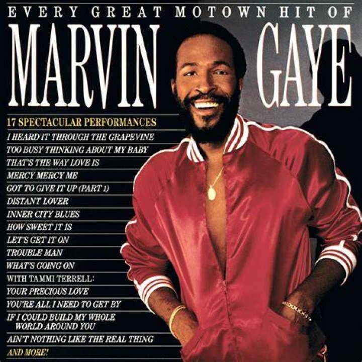 Marvin Gaye vinyl cover 