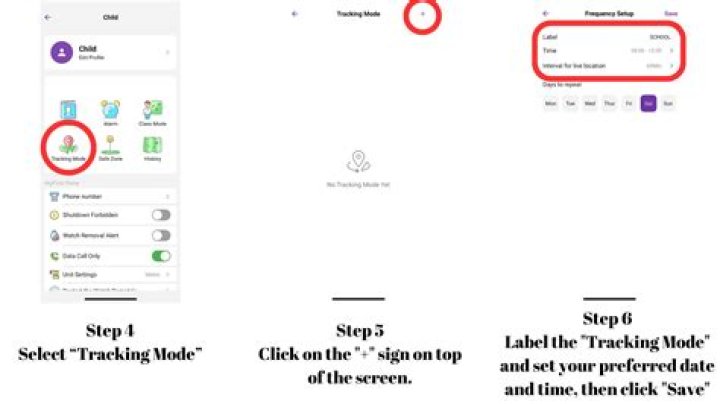 Select a tracking mode