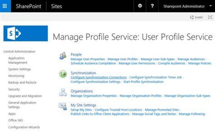 sharepoint profile sync