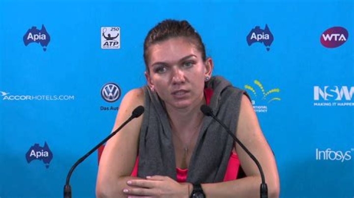 Simona Halep press conference