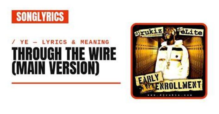 Through The Wire Lyrics - Through The Wire Translations